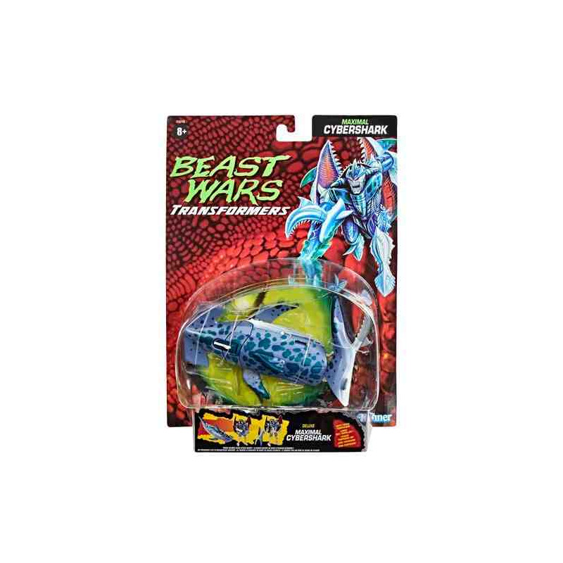 MAXIMAL CYBERSHARK(Tiburon) 12,5 CM BEAST WARS TRANSFORMERS Kenner Hasbro BF42195L012
